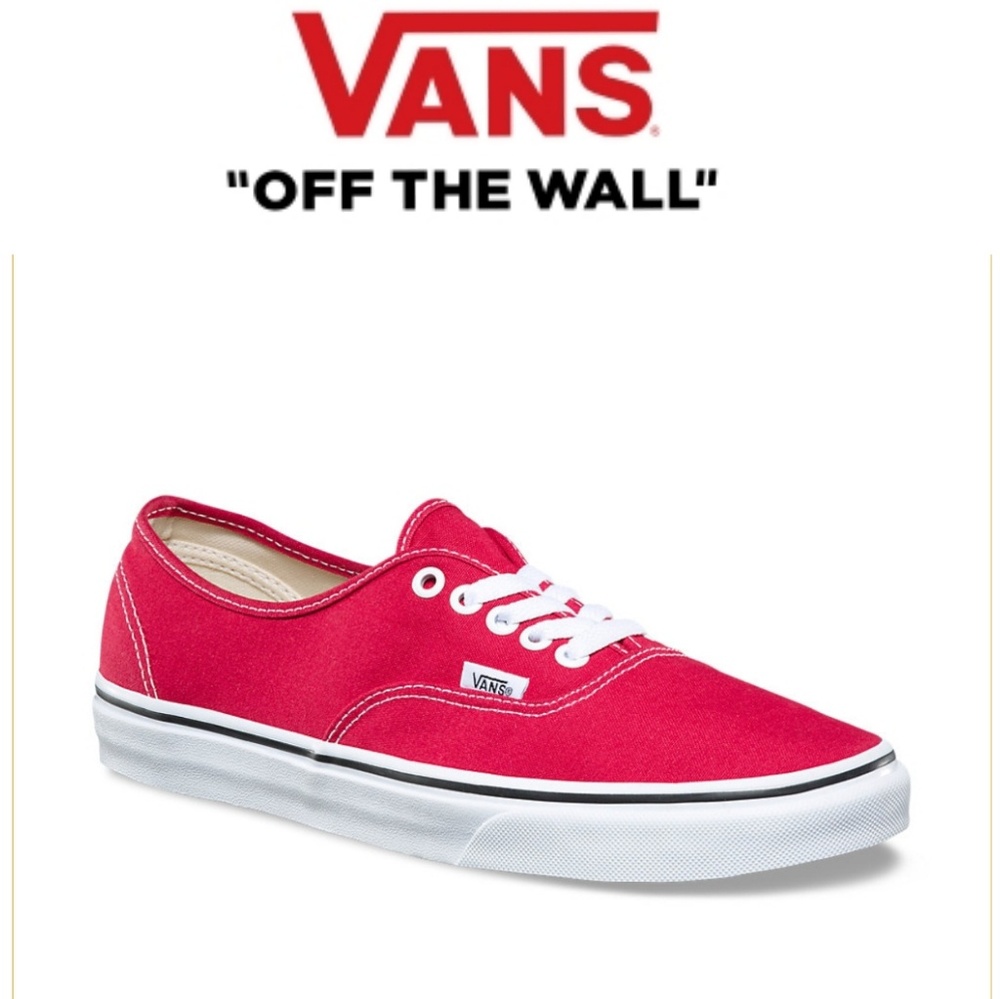 Original Authentic Red Vans